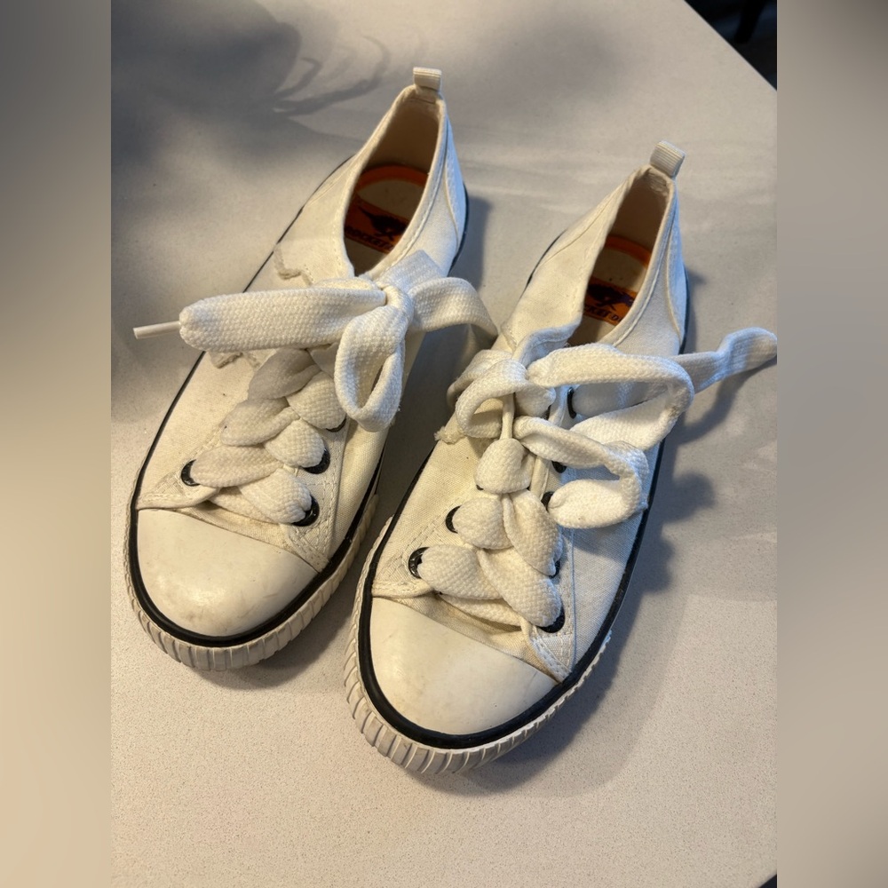 Rocket Dog White Canvas Sneakers